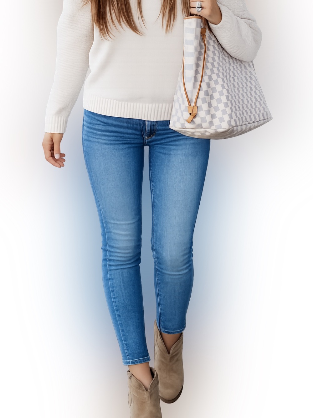 HUDSON Nico Mid Rise Skinny Jeans in Easy